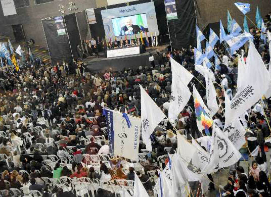 Imagen: Agencia Telam. Apertura de la Cumbres Social del Mercosur